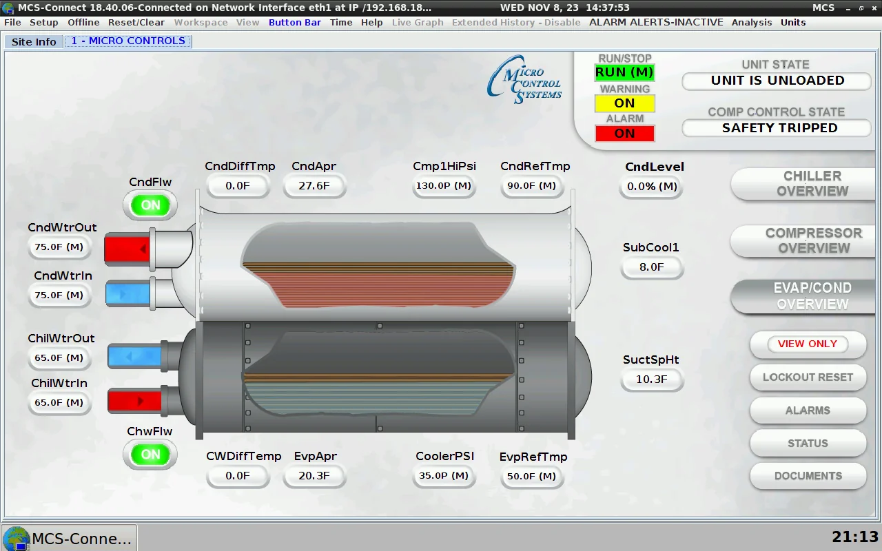 MCS-Graphics sample screen 3